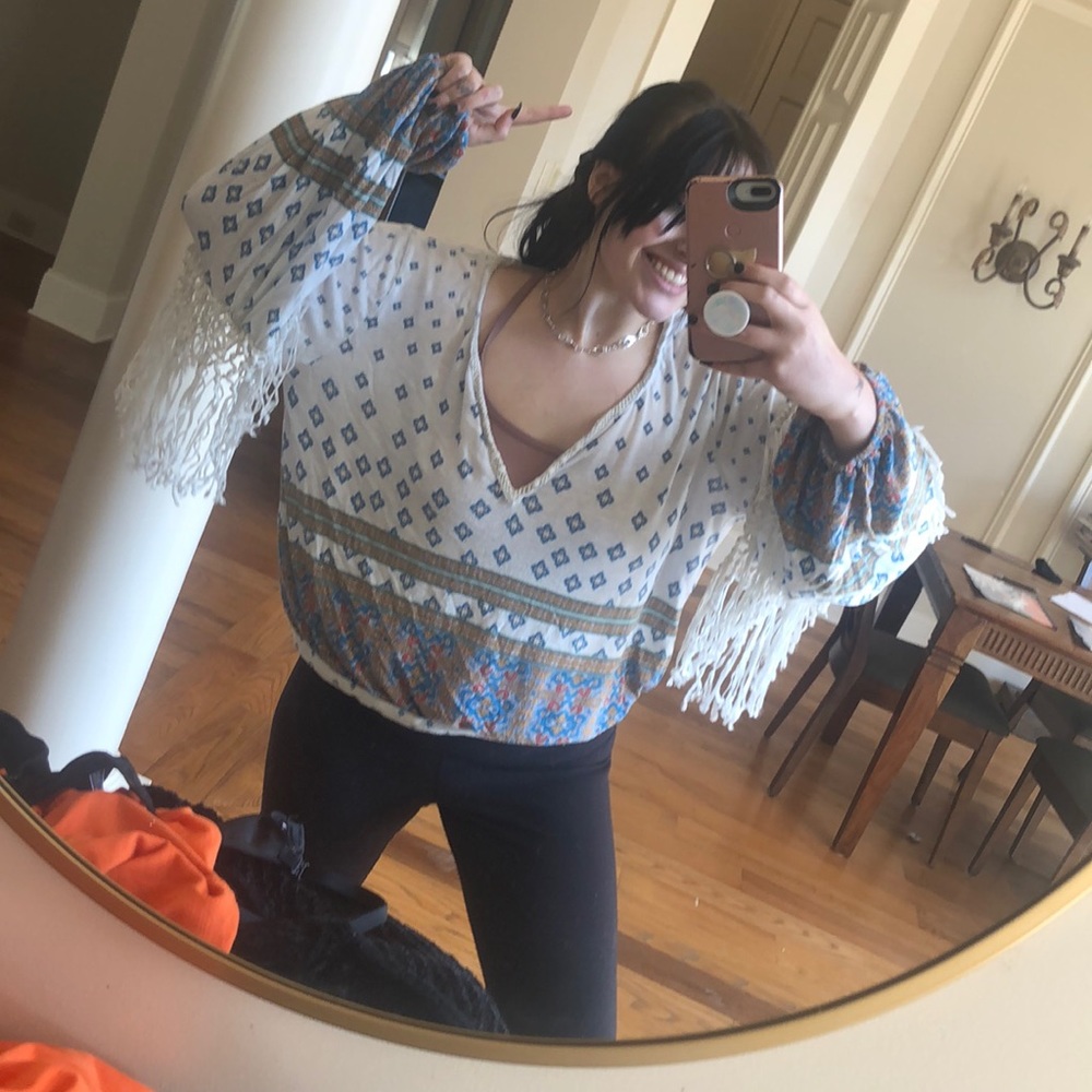 Free people Swing Hippie Top